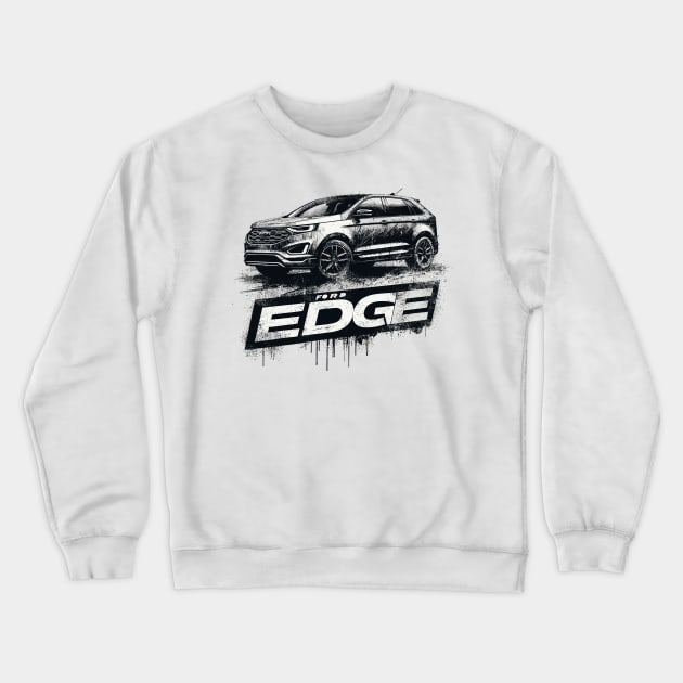 Ford Edge Crewneck Sweatshirt by Vehicles-Art